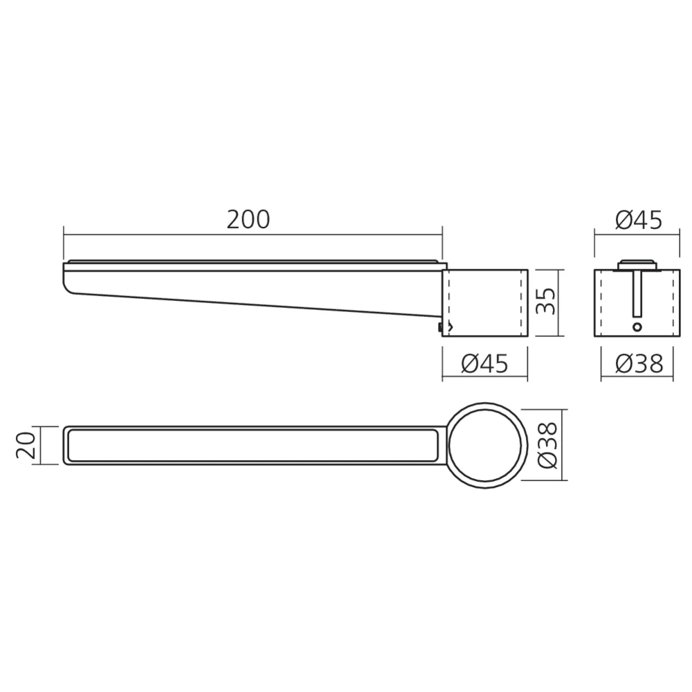 Support tablette pour tube
