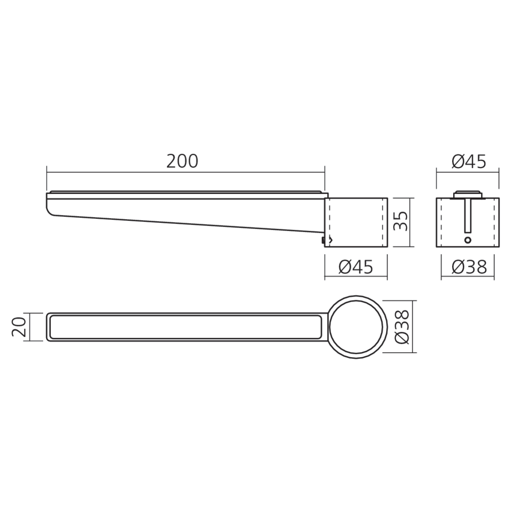 Support tablette pour tube