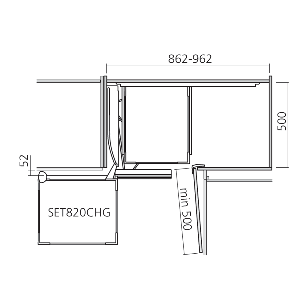 Ensemble d'angle MAGIC COMFORT
