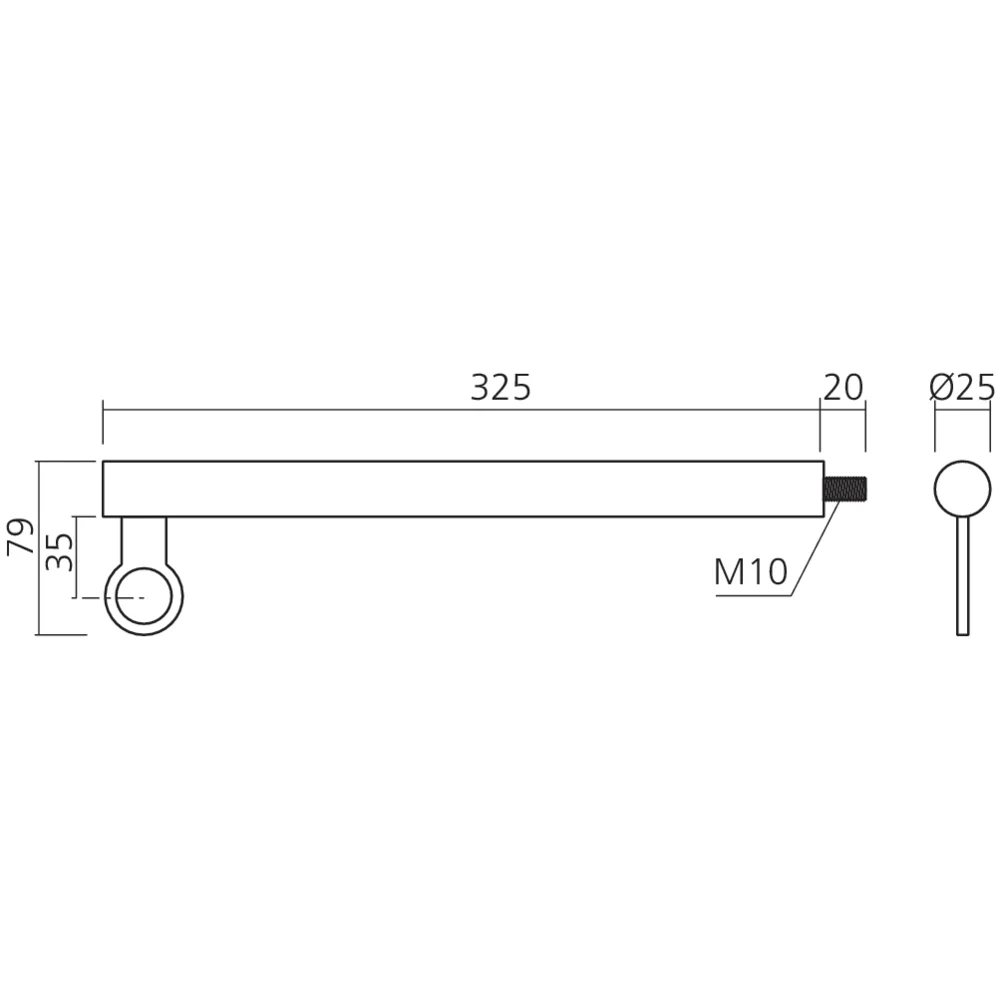 Support tablette et barre de penderie