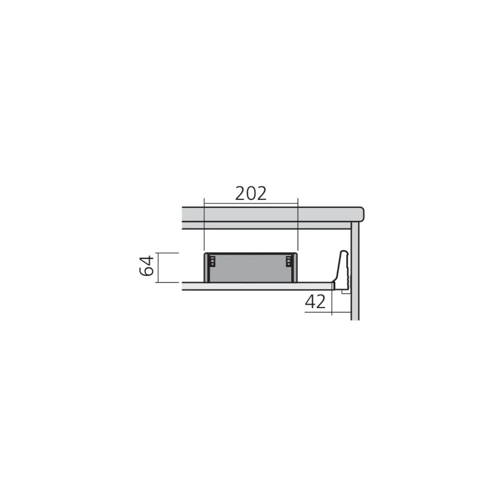 Casier range-ustensiles Elt 450/500