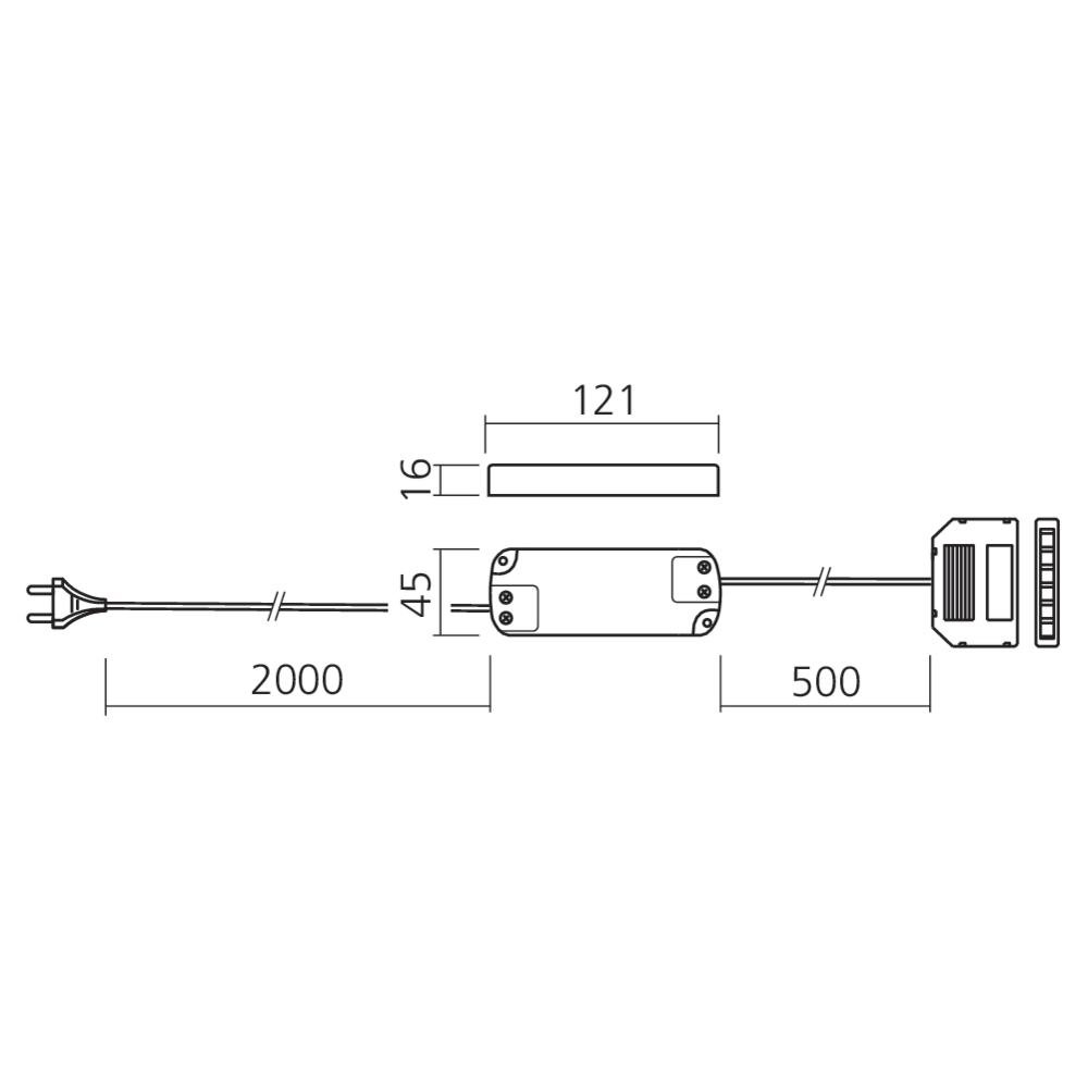 Transformateur 12 V - 15 W