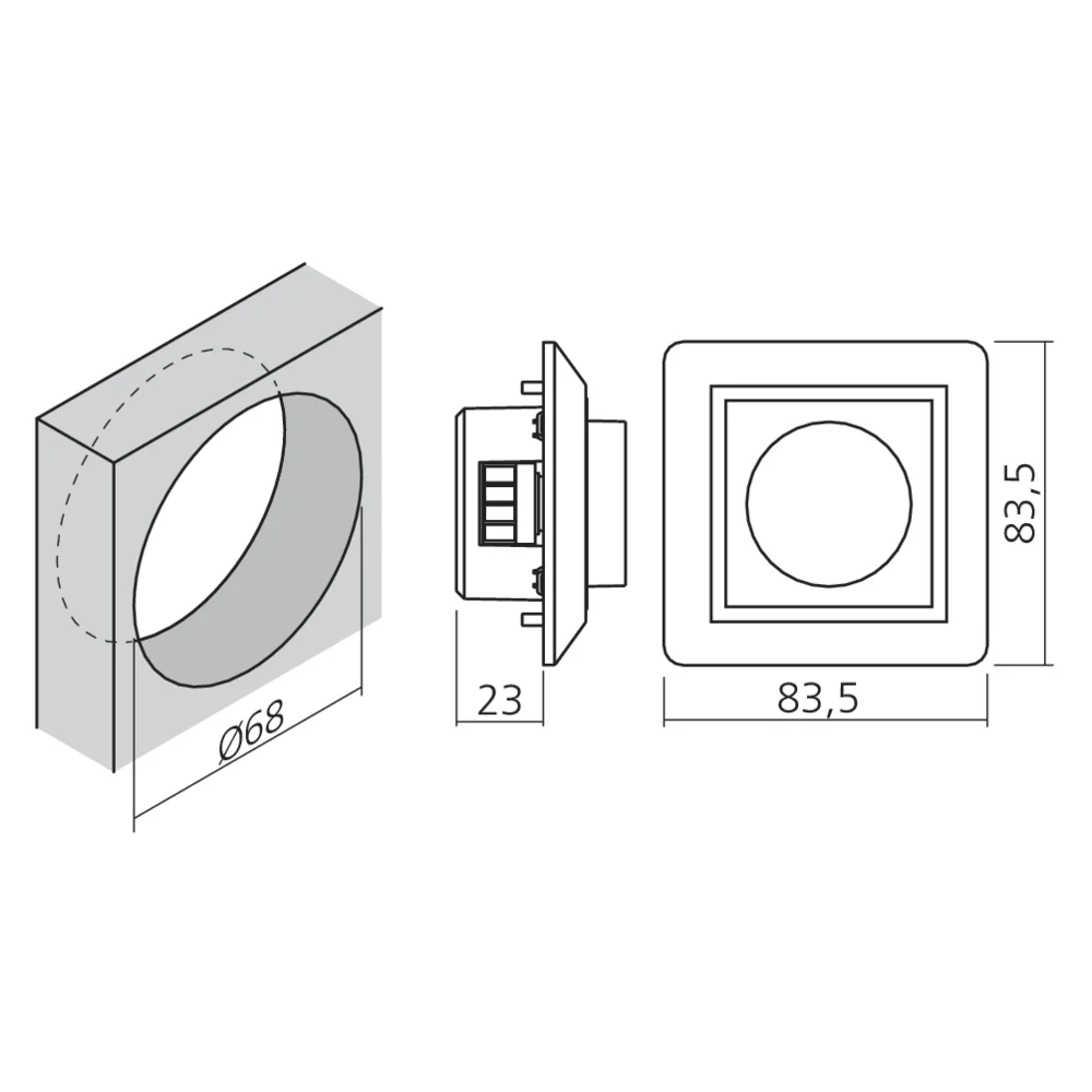 Interrupteur variateur 230 V