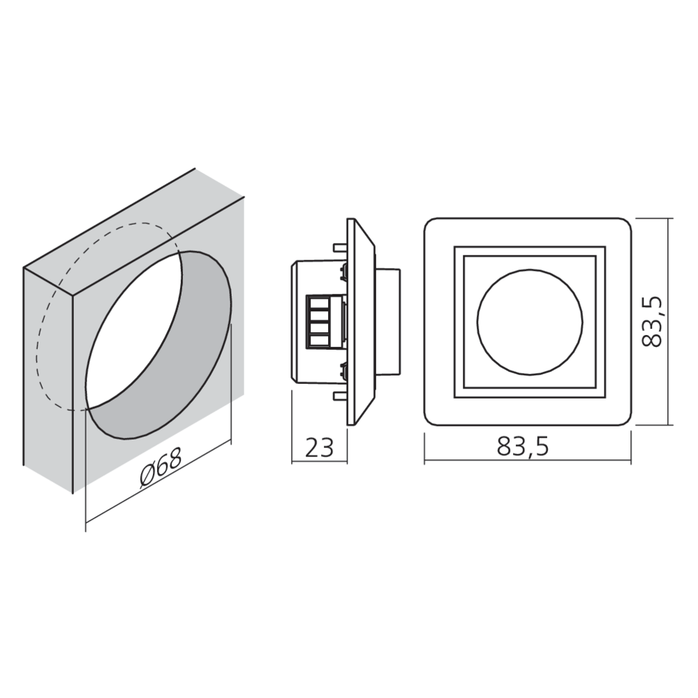 Interrupteur variateur 230 V