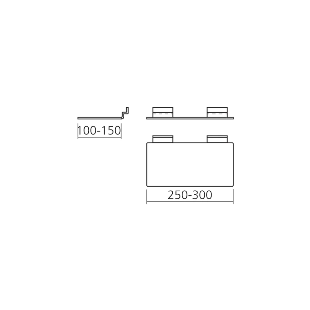 Tablette droite pour chaussures