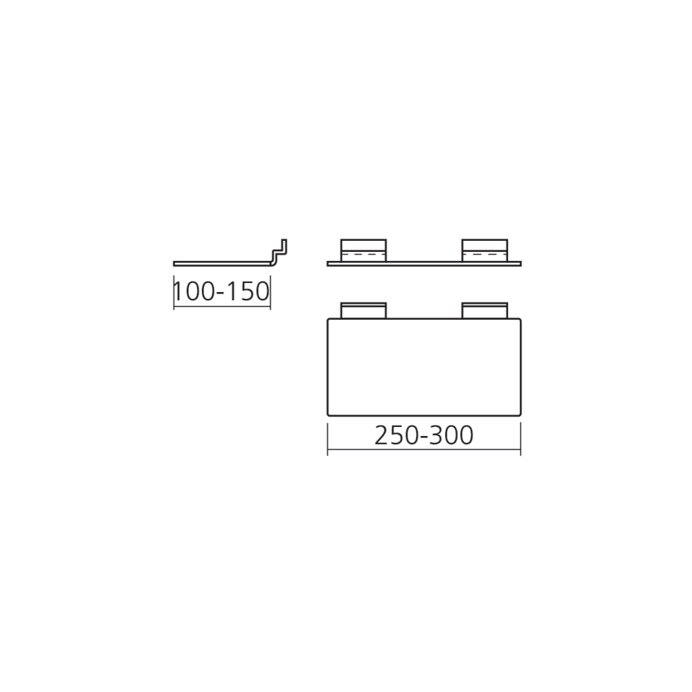 Tablette droite pour chaussures