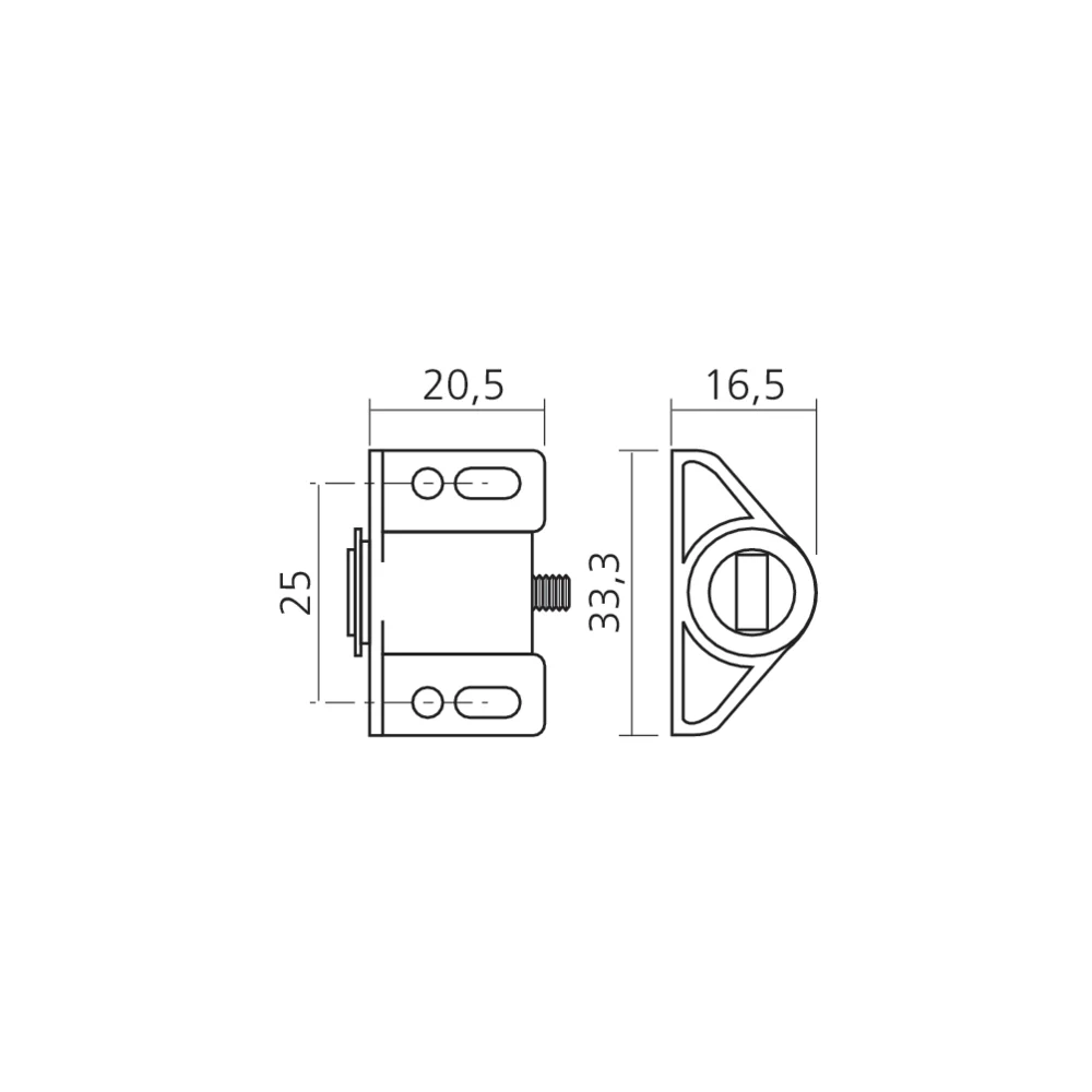 Loqueteau magnétique GEMO