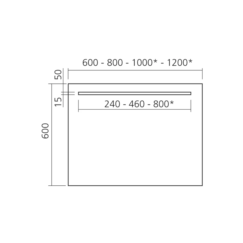 Miroir avec luminaire