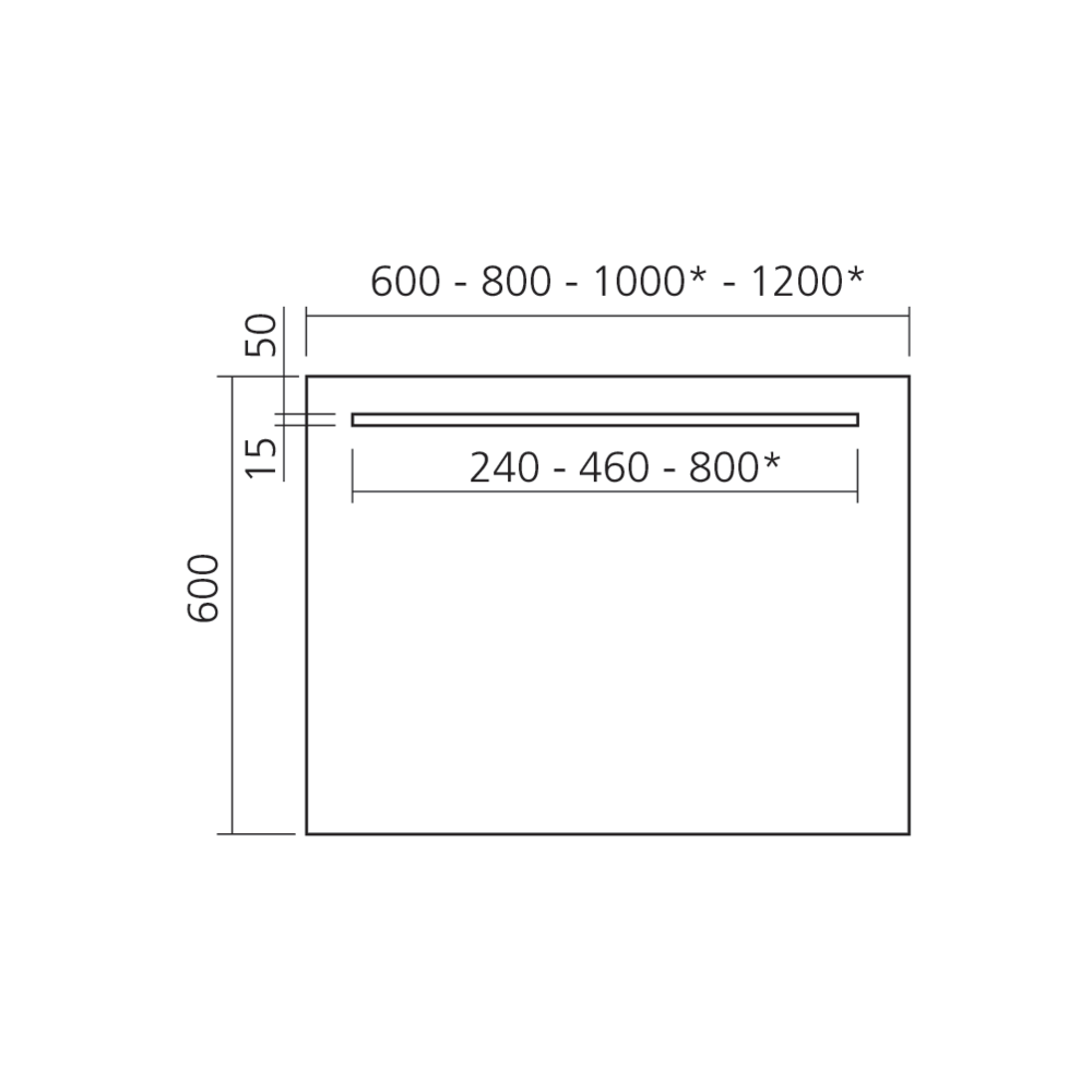 Miroir avec luminaire