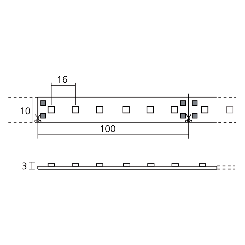 Bande LED RGB IP20 60 LEDs/m