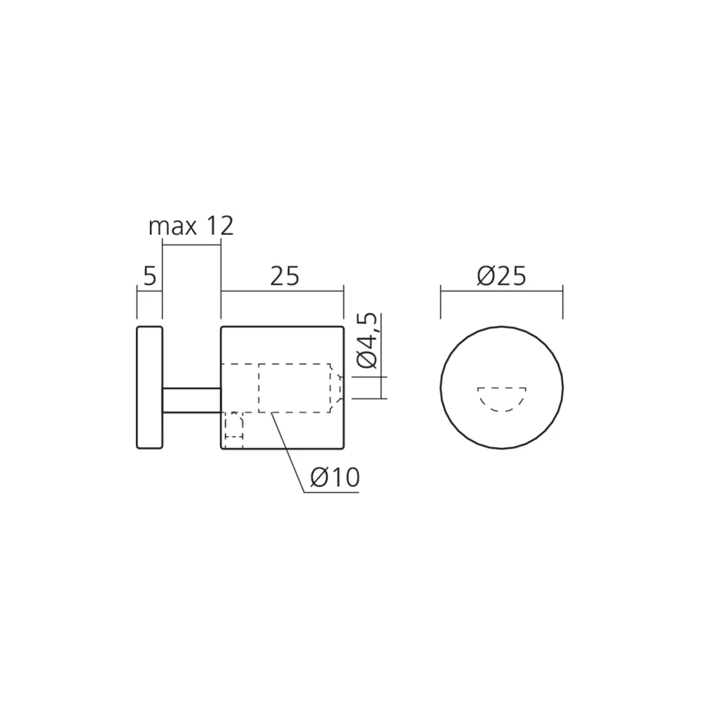 Support ajustable inox