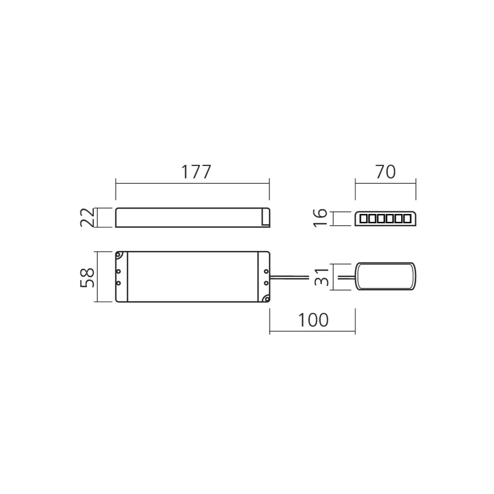 Transformateur pour variateur 24 V - 50 W