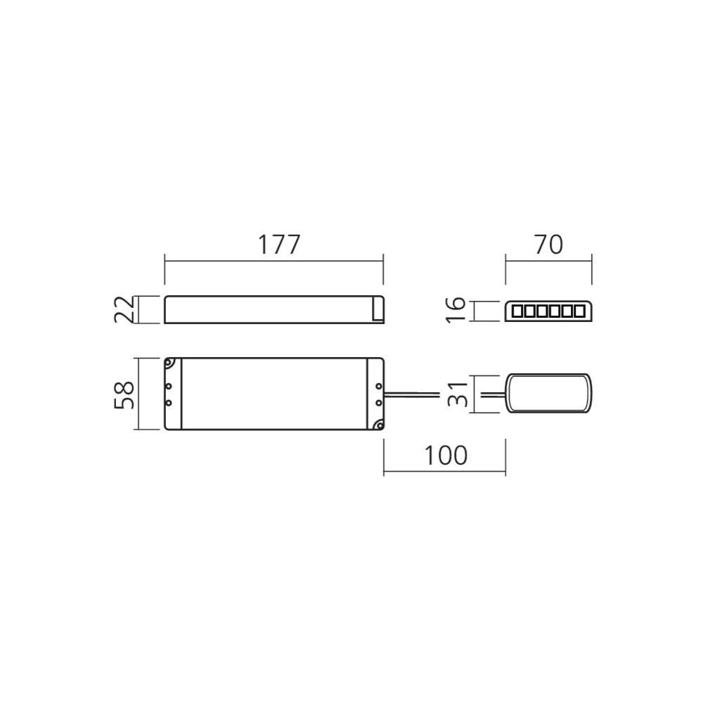 Transformateur pour variateur 24 V - 50 W