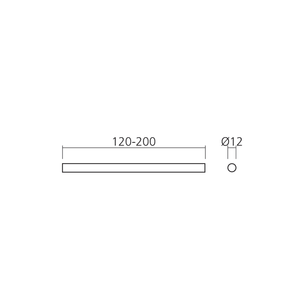 Support droit transparent