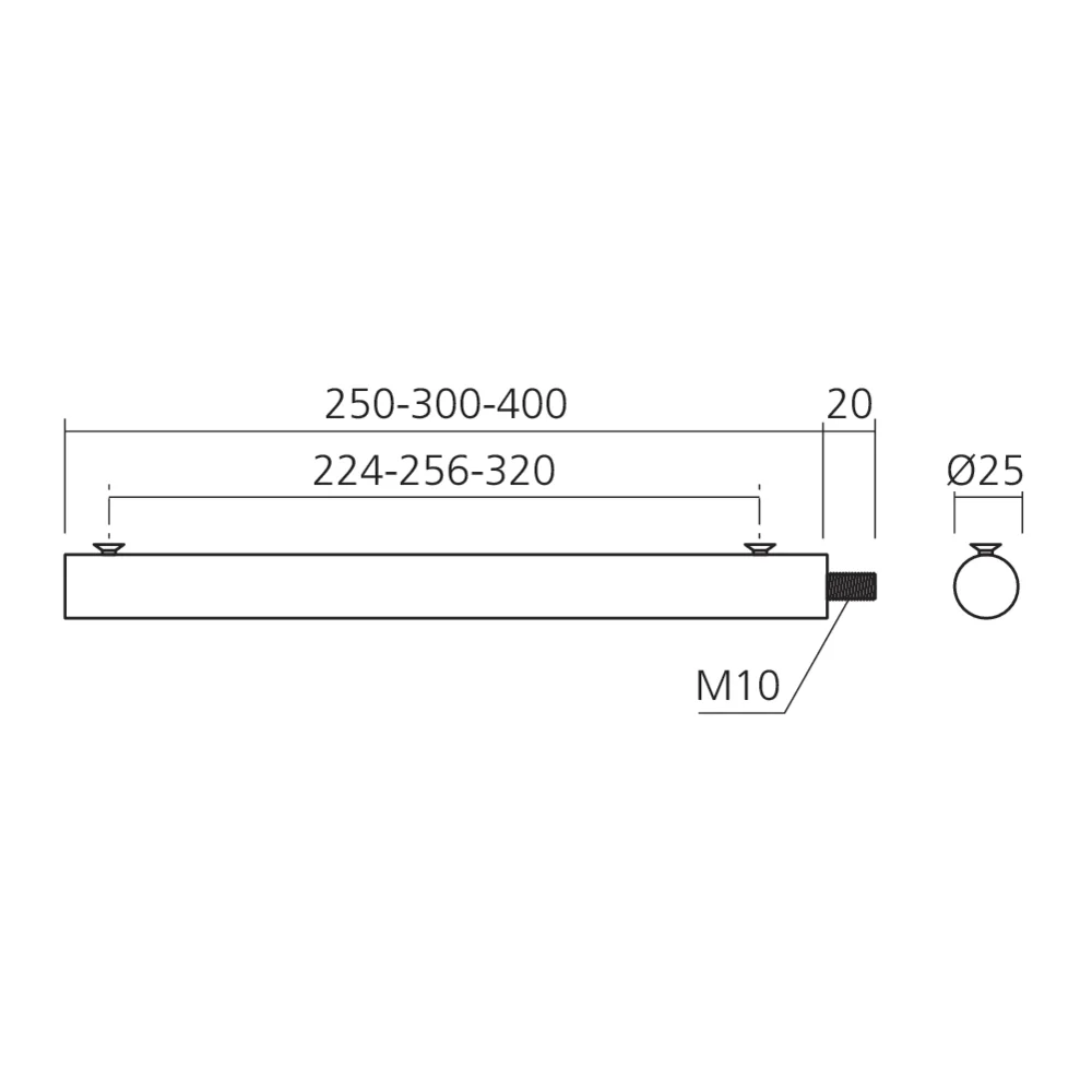 Support tablette verre et bois