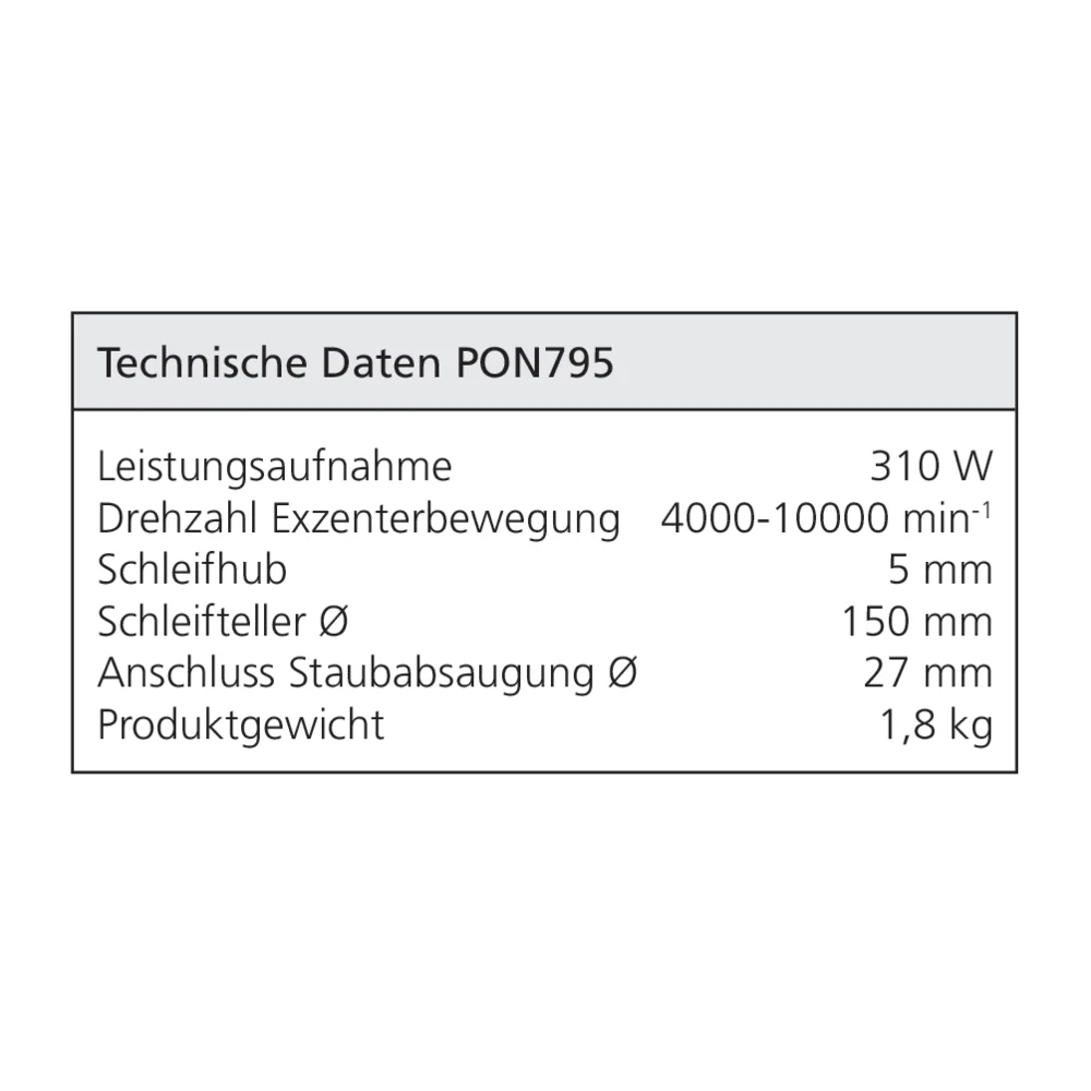 Ponceuse excentrique ETS 150/5 EQ Plus
