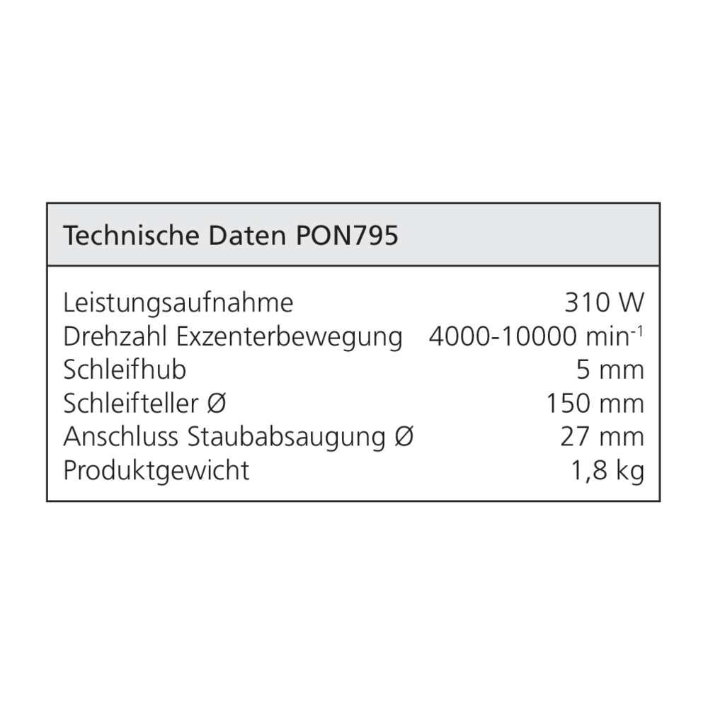 Ponceuse excentrique ETS 150/5 EQ Plus