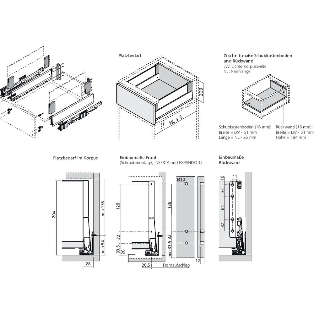 MERIVOBOX tiroir E BOXCOVER blanc soie mat