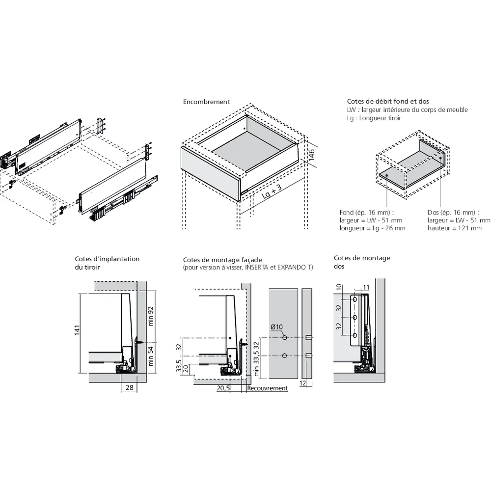 MERIVOBOX K blanc soie emballage industriel