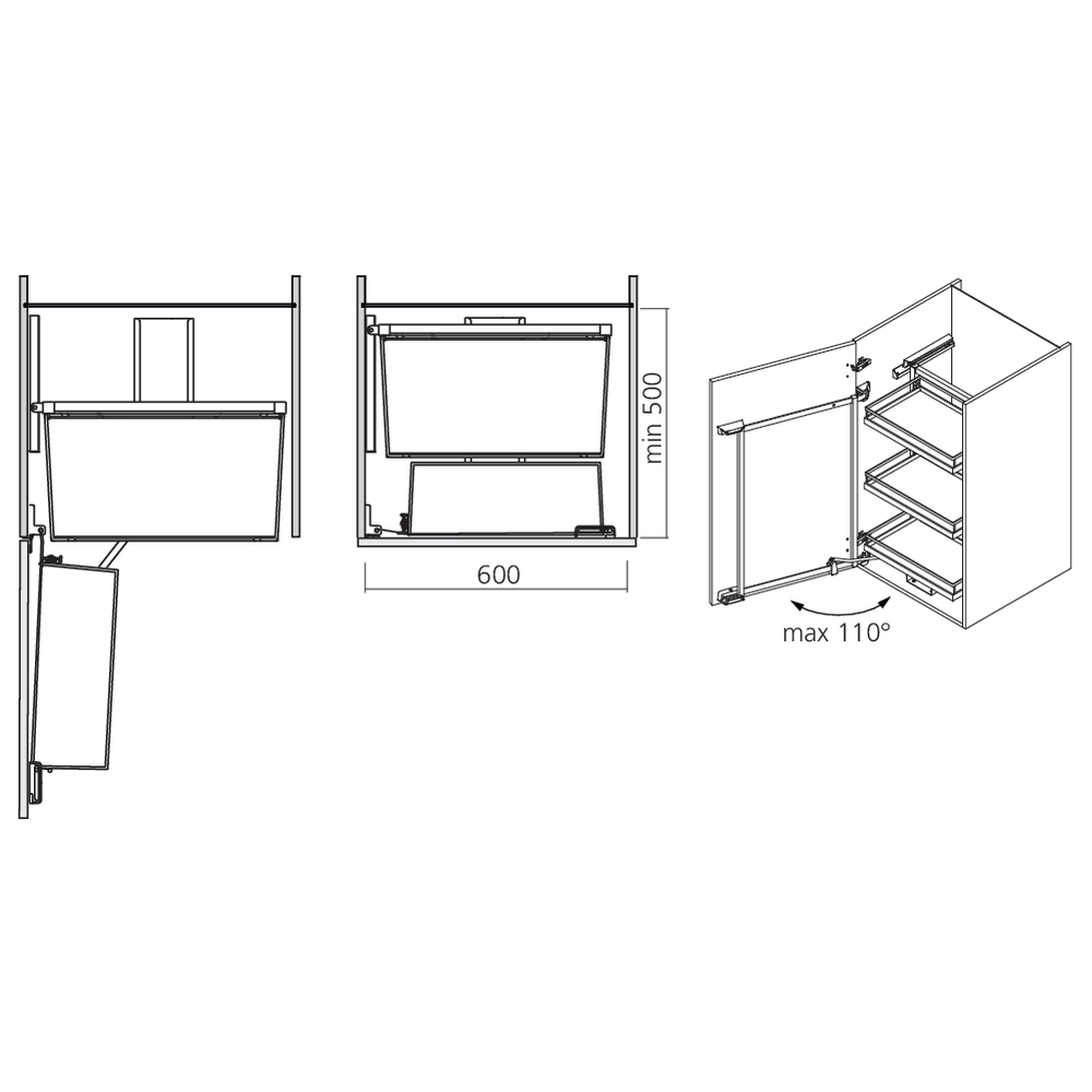 Armoire coulissante mini TANDEM II
