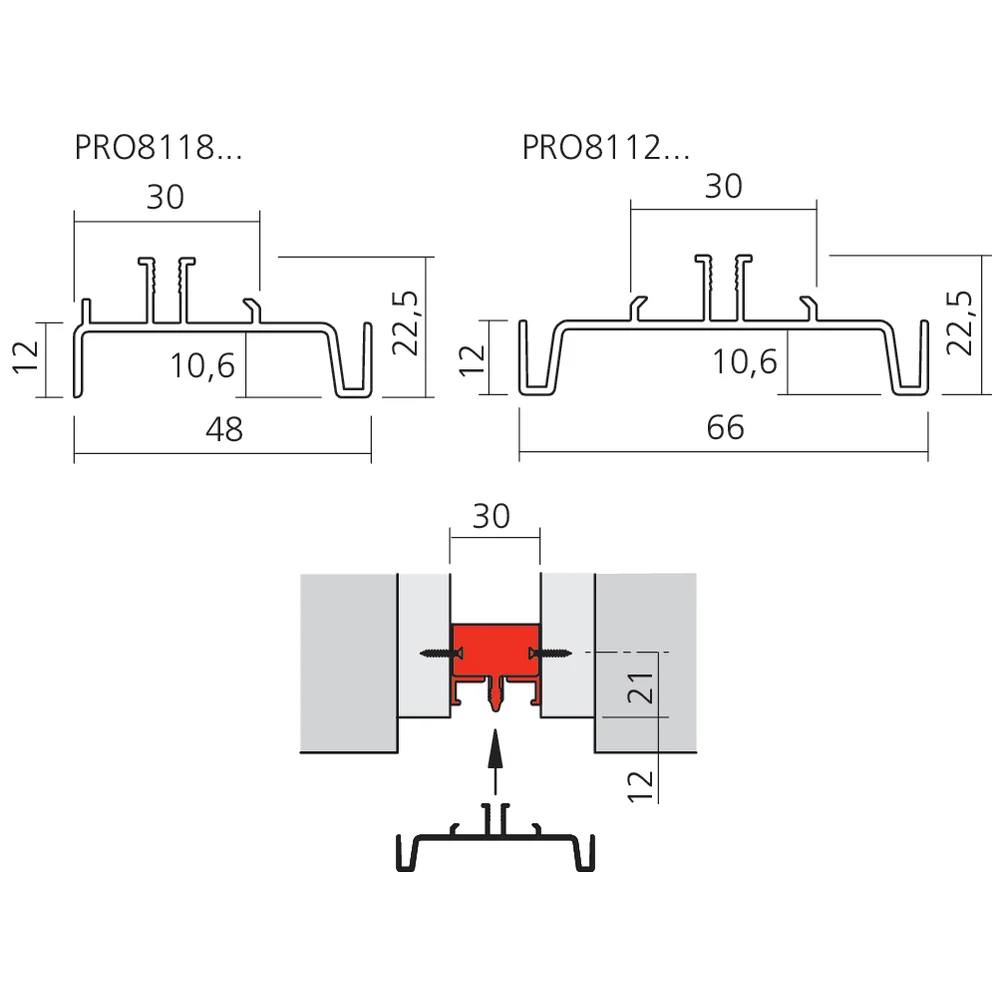 Profil vertical GOLA prise de main
