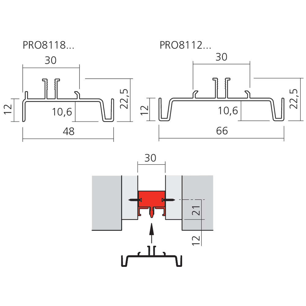 Profil vertical GOLA prise de main