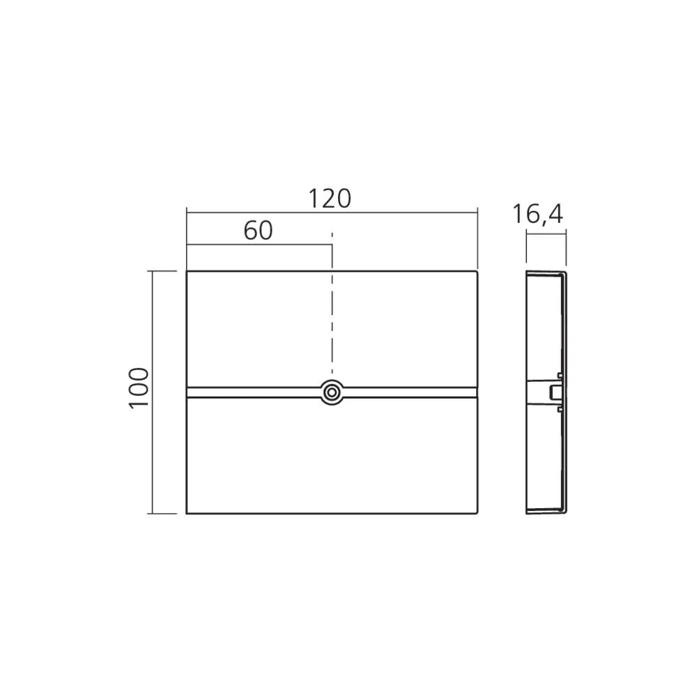 Embout de finition passe-câble