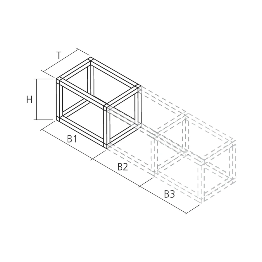 Open Box Module juxtaposable