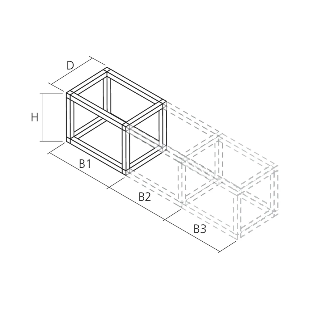 Open Box Module juxtaposable