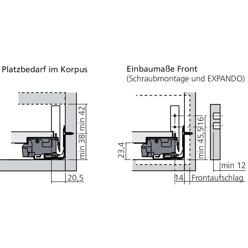 Tiroir Standard N (H : 66,5 mm)