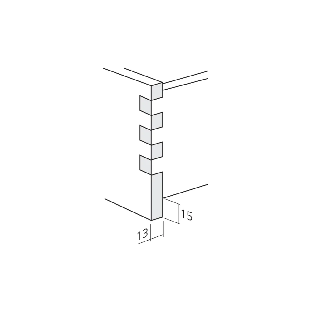 Tiroir bois S - À l'anglaise