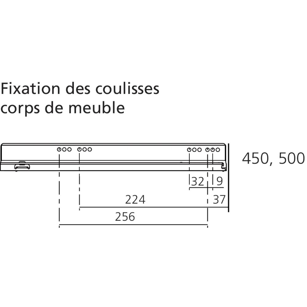 LÉGRABOX TIP-ON blanc soie mat hauteur N