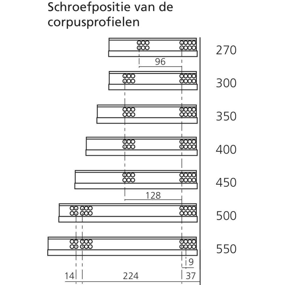 TANDEM 560H 30 kg avec BLUMOTION intégré