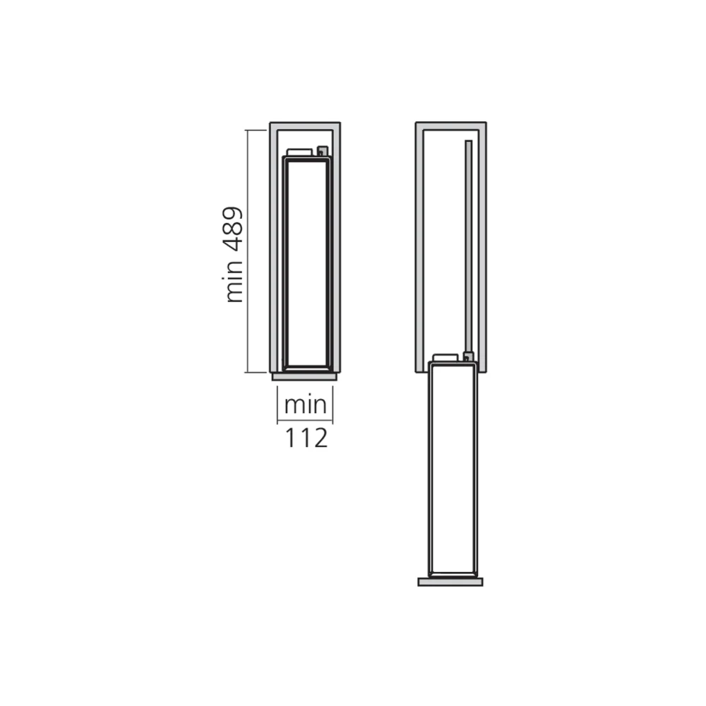 Ensemble coulissant porte-torchons
