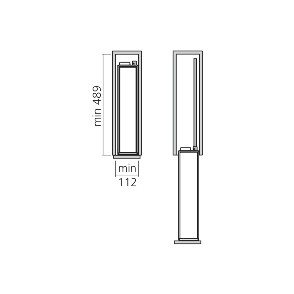 Ensemble coulissant porte-torchons