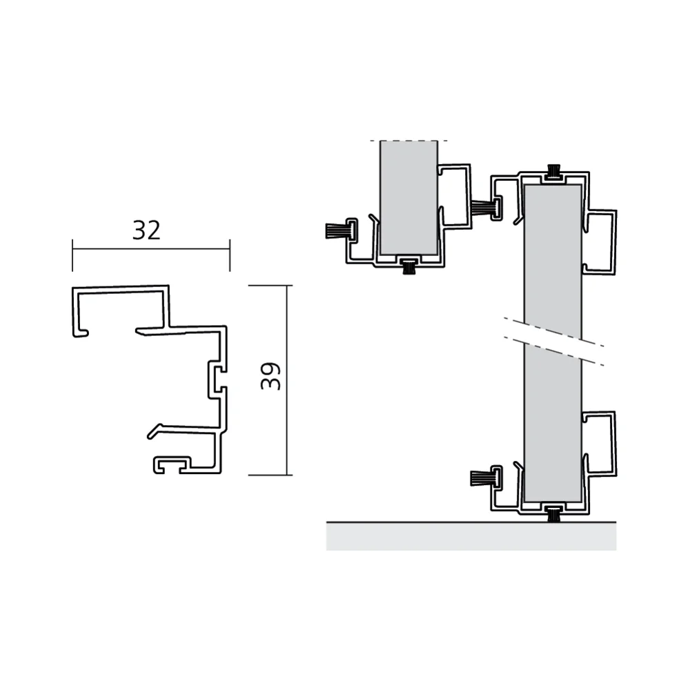 Kit placard Black line