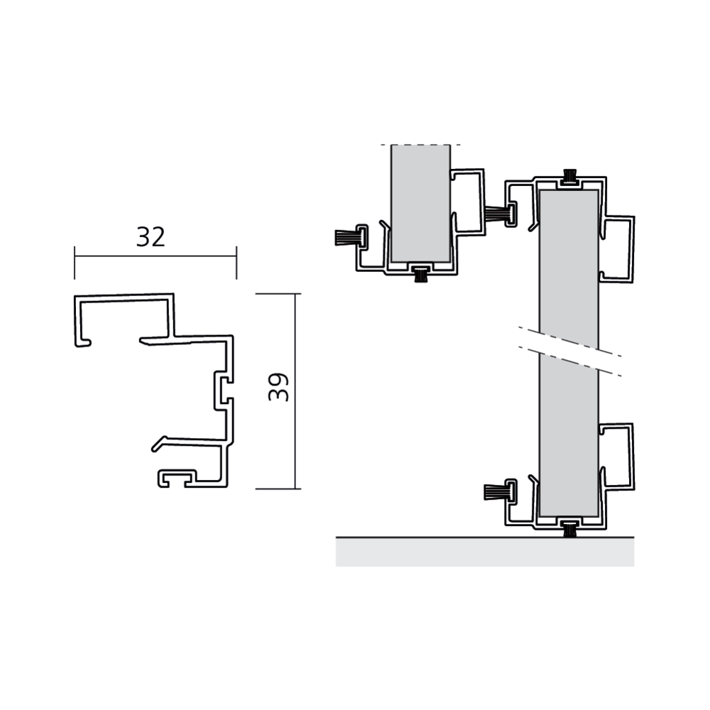 Kit placard Black line