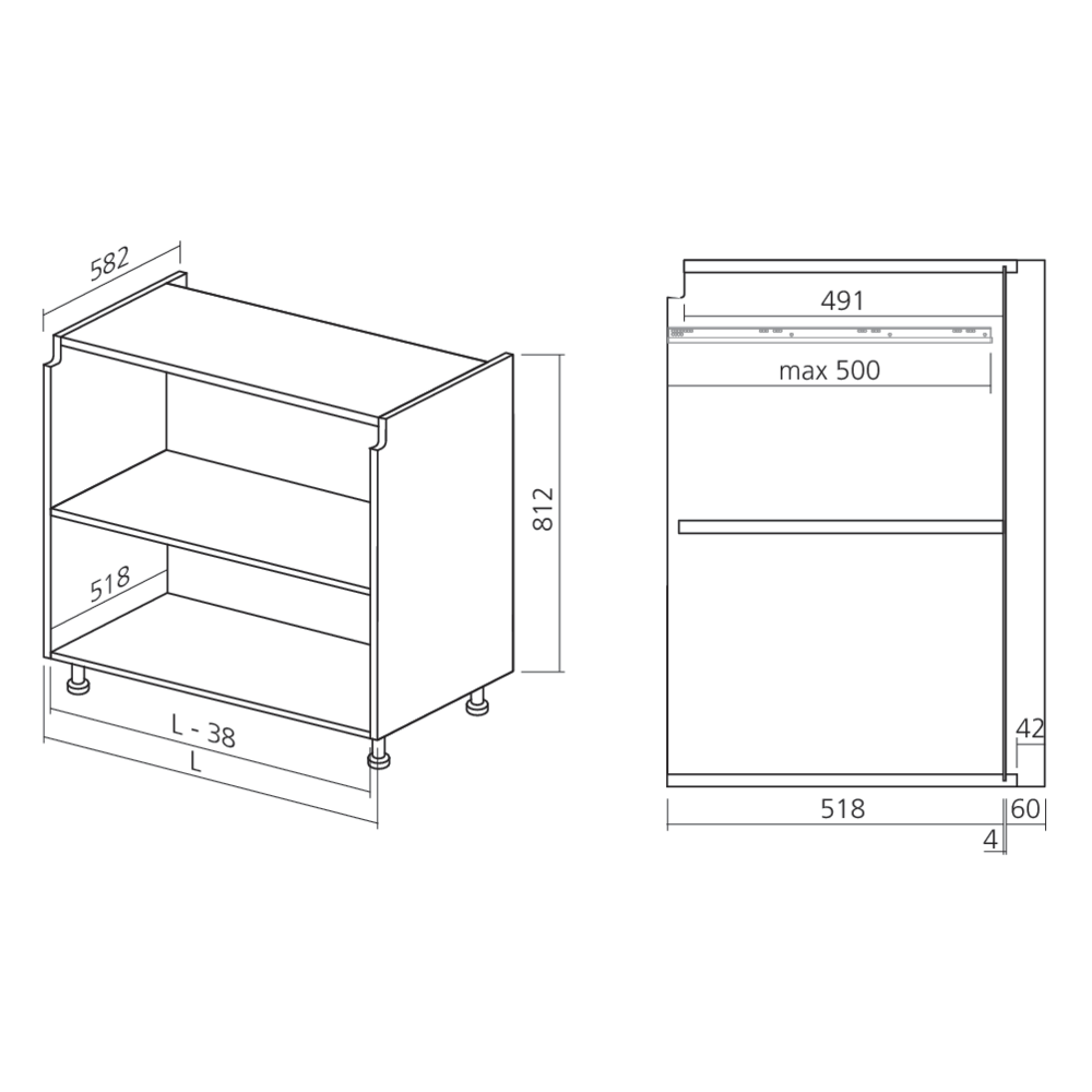 Caisson bas 1 GOLA
