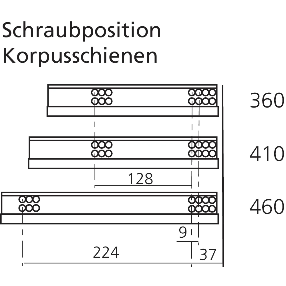 TANDEM 551H charge 30 kg avec BLUMOTION intégré