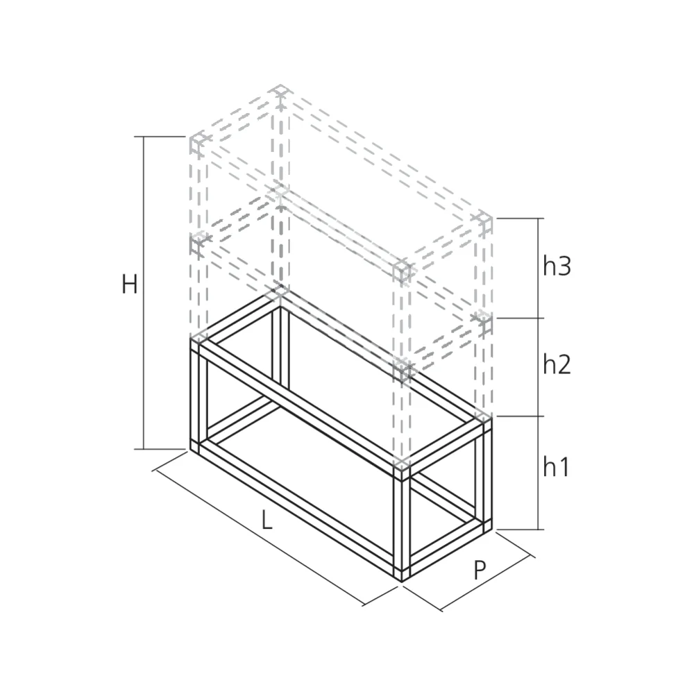 Open Box Module superposable