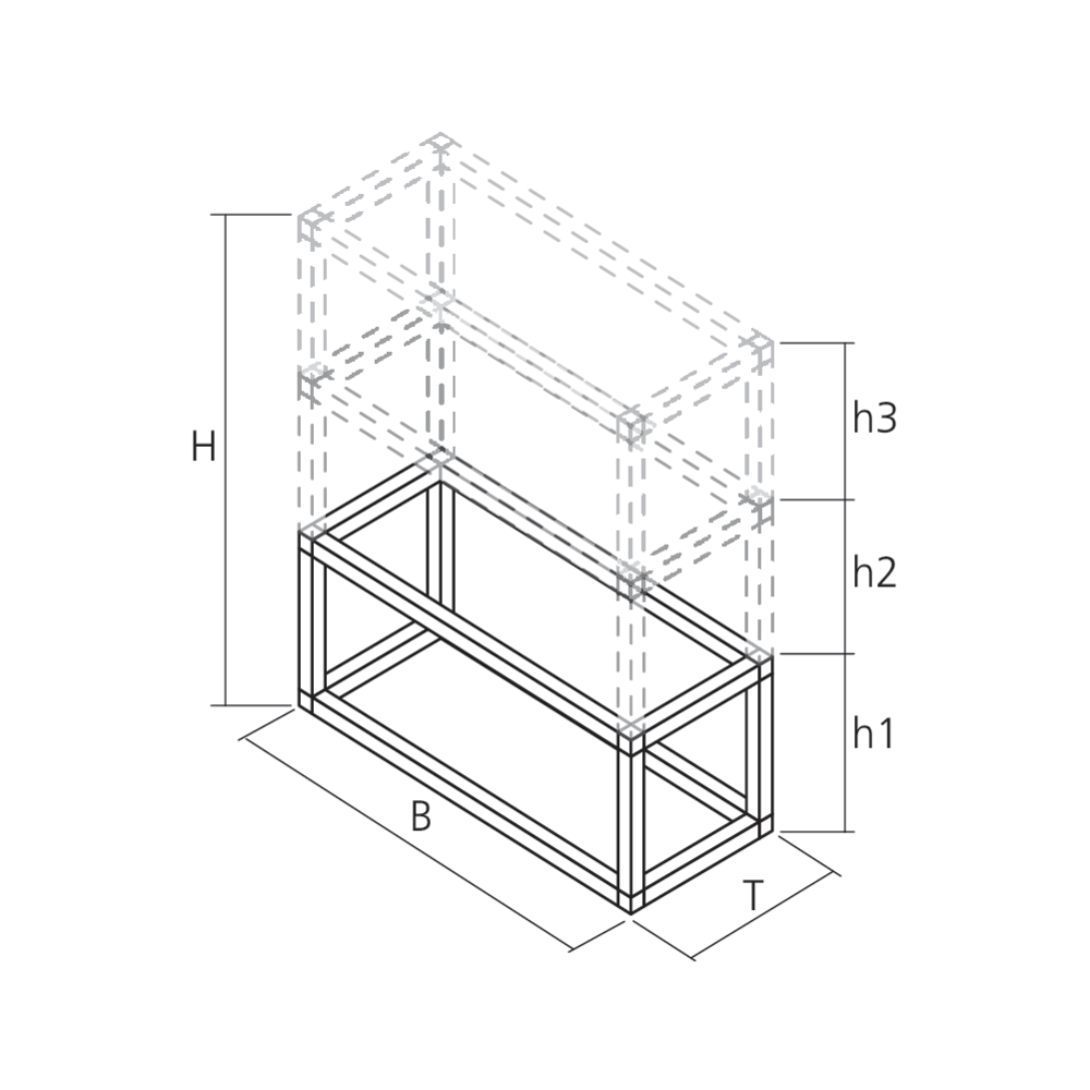 Open Box Module superposable