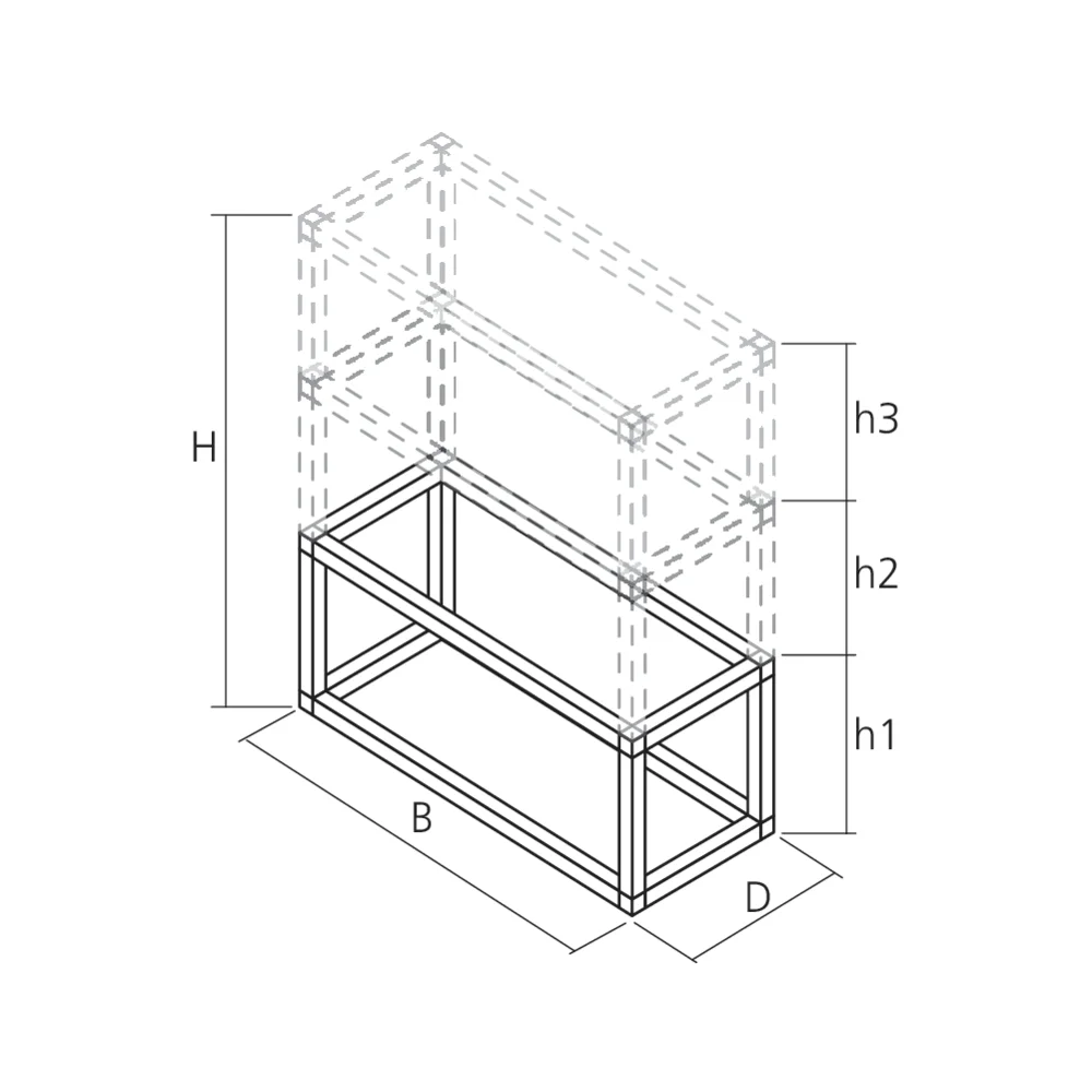 Open Box Module superposable