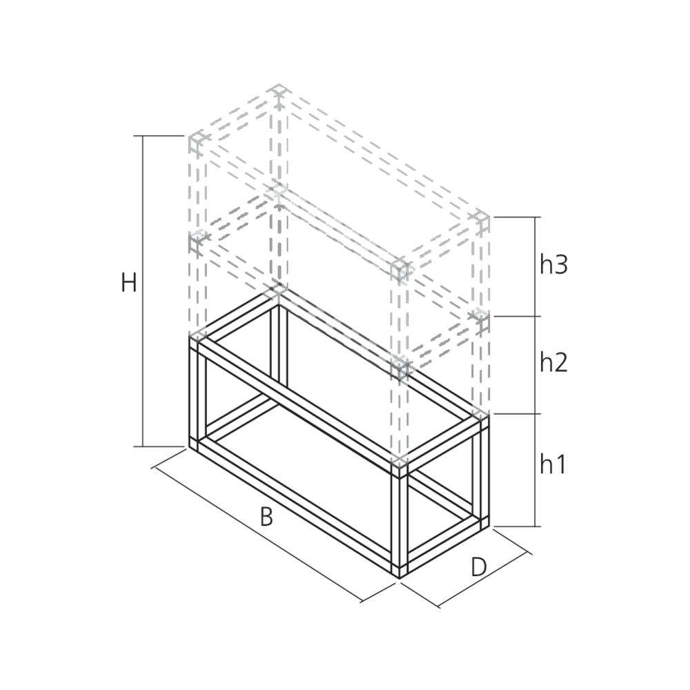 Open Box Module superposable