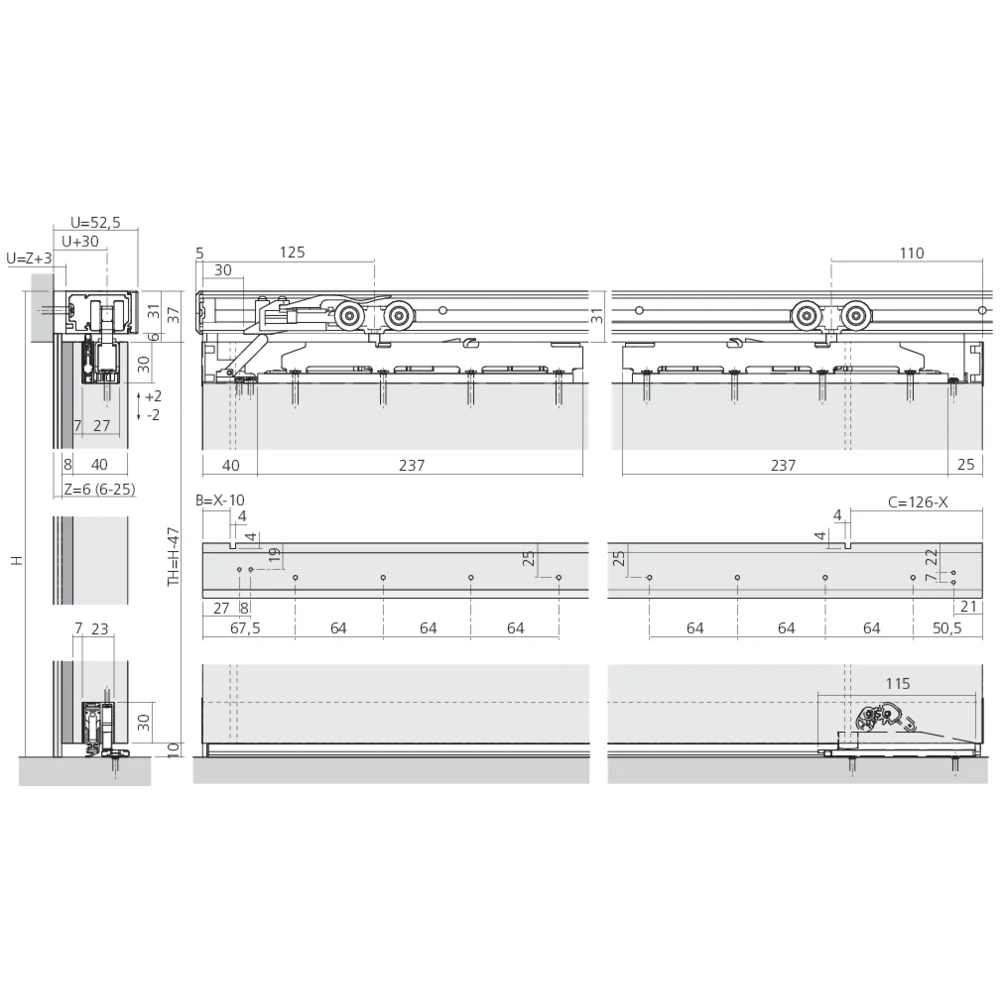 Garniture PORTA 100 HMD/HMT Acoustics