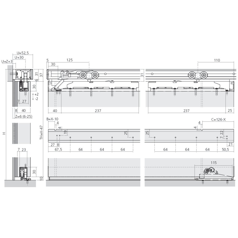 Garniture PORTA 100 HMD/HMT Acoustics