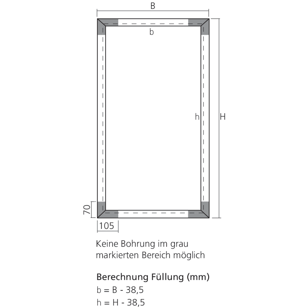 Cadre alu Profil Air