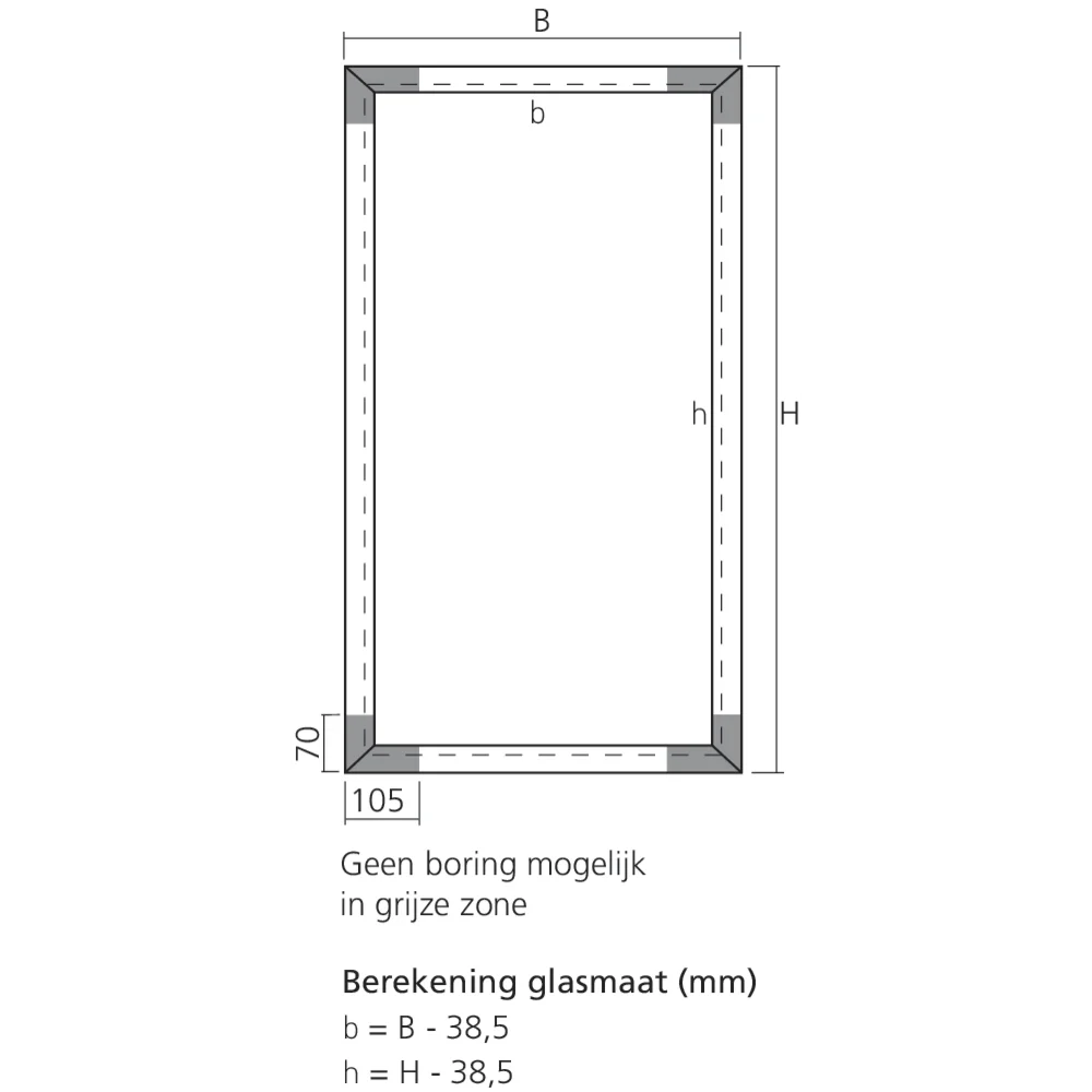 Cadre alu Profil Air