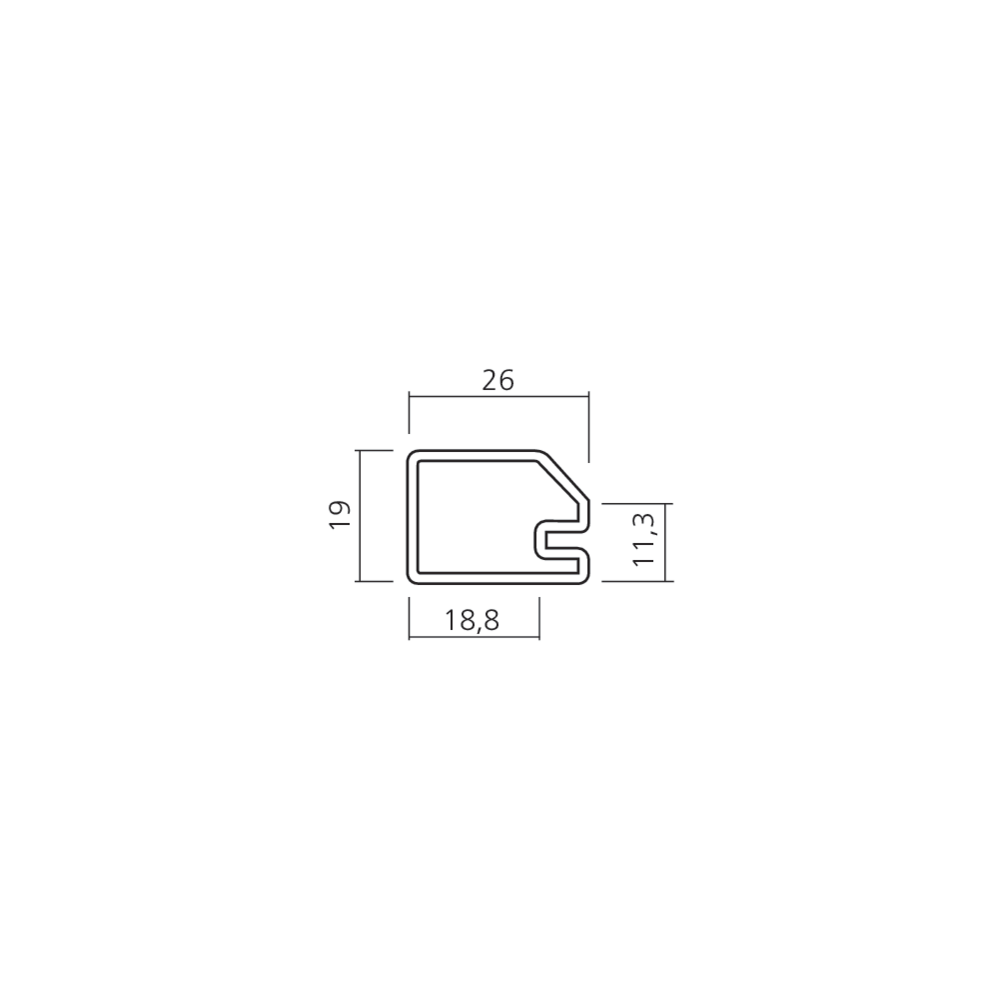 Cadre alu Profil Air