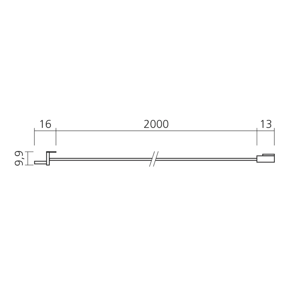 Fil de connexion pour réglette Line à encastrer