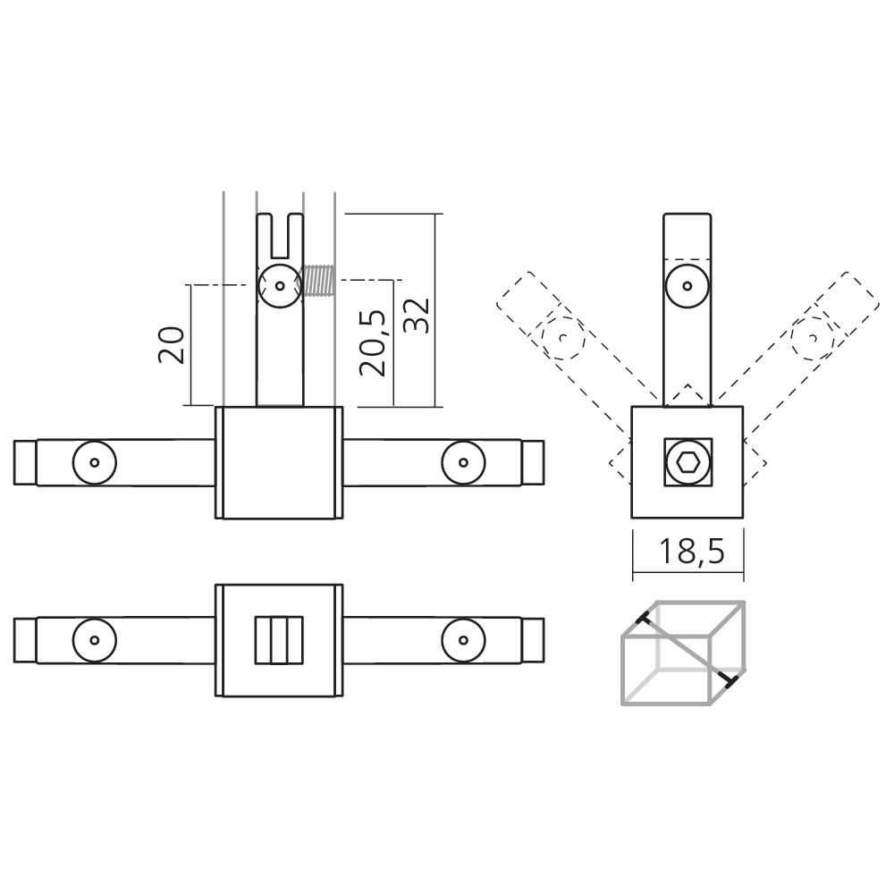 Jonction CADRO 360°